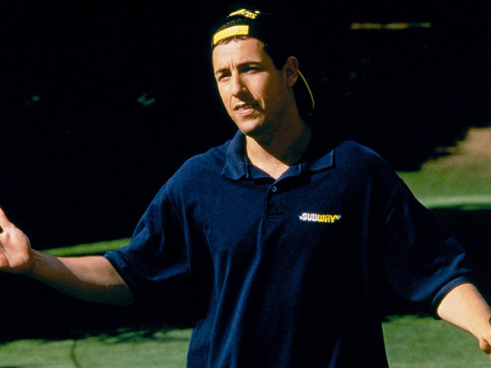 Adam Sandler in "Happy Gilmore". (Bild: imago images/Allstar)