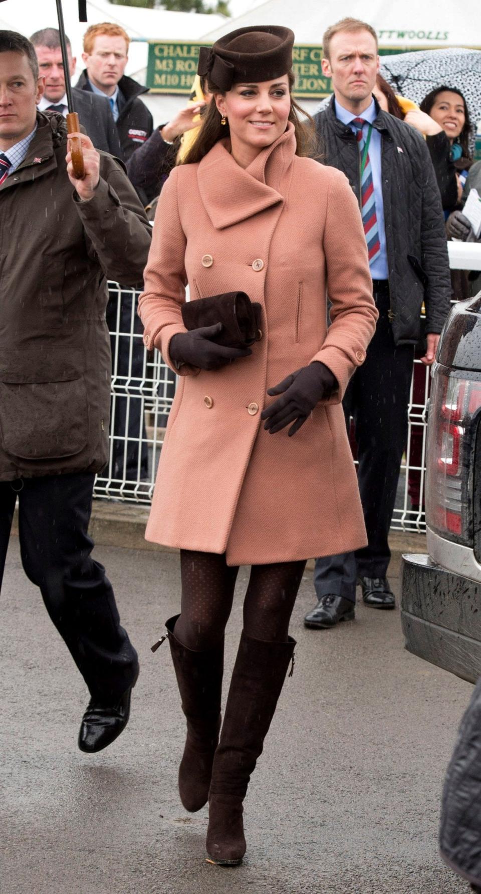 best Royal fashion at Cheltenham Festival horse race over the years pictures photos royal family uk Duchess of Cambridge Kate middleton - Getty Images