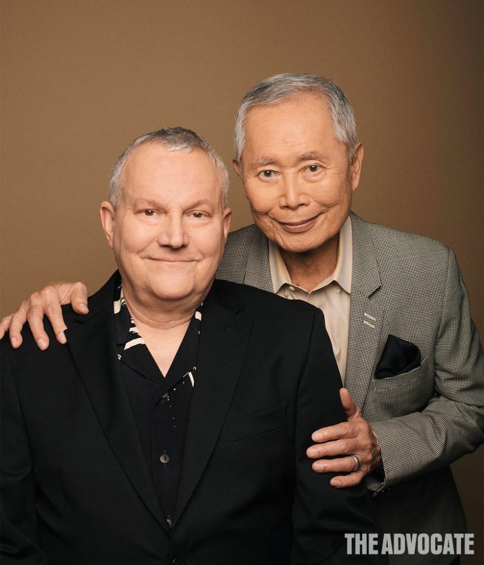 Brad and George Takei