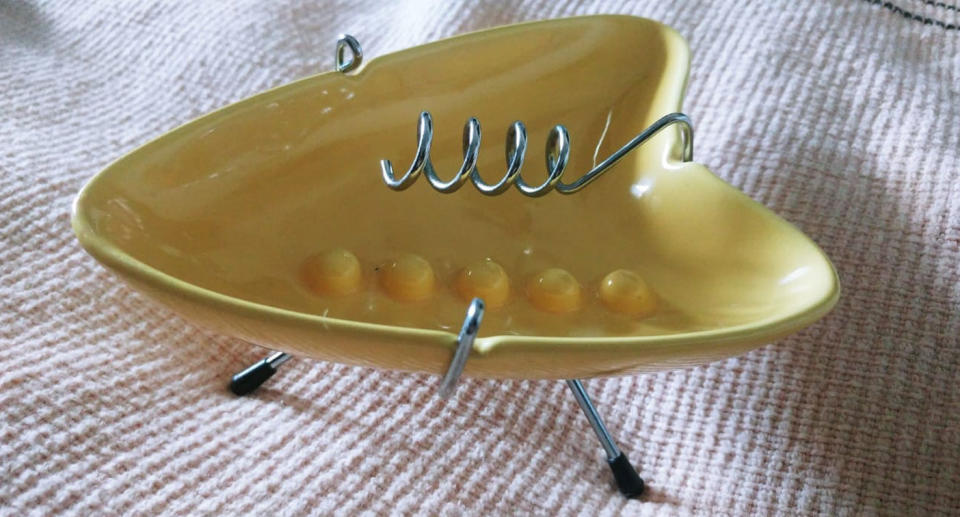 This odd shaped tray was purchased by a confused man in Fremantle, near Perth.