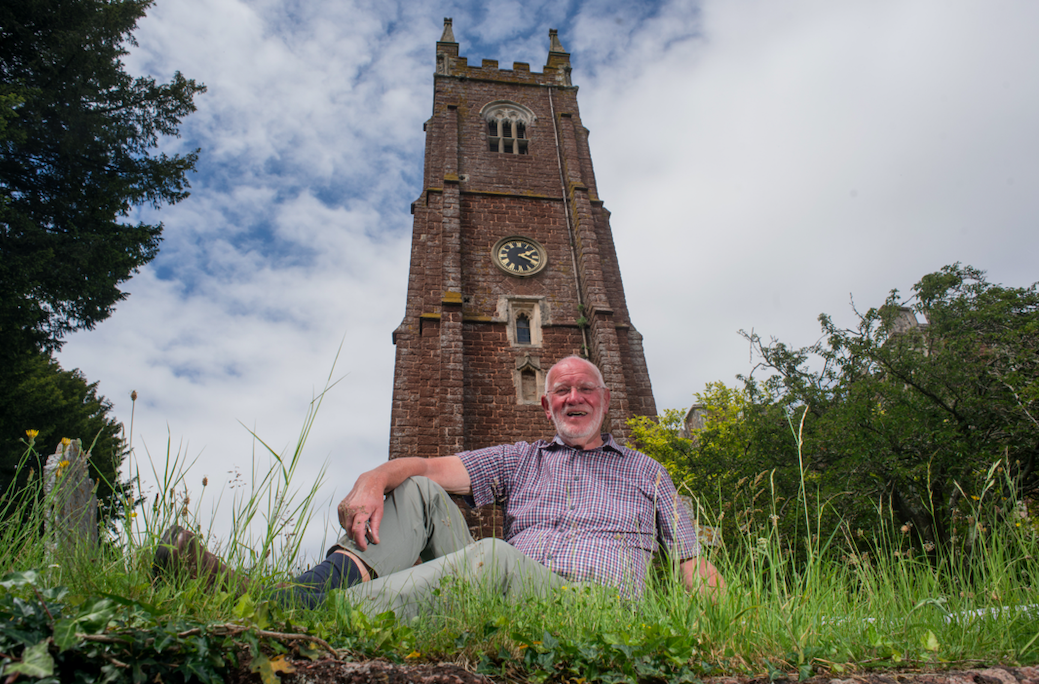 Mike Adams, a bellringer at All Saints Church in Kenton, Devon, fears the bells could be permanently silenced. (SWNS)