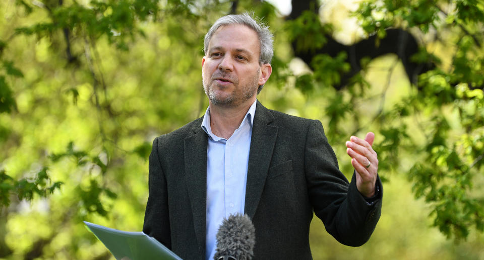 Victorian Chief Health Officer Brett Sutton addresses the media during a press conference in Melbourne on September 4, 2021. Source: AAP