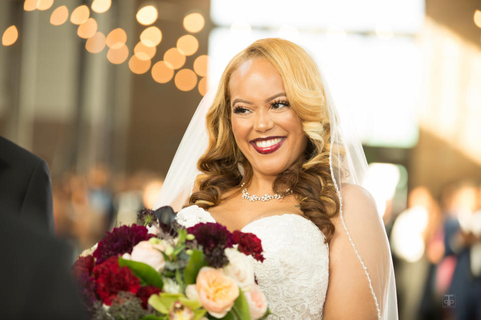 "Corey and Erika Jackson married in Detroit, Michigan." -- <i>Perfect Touch Photography</i>