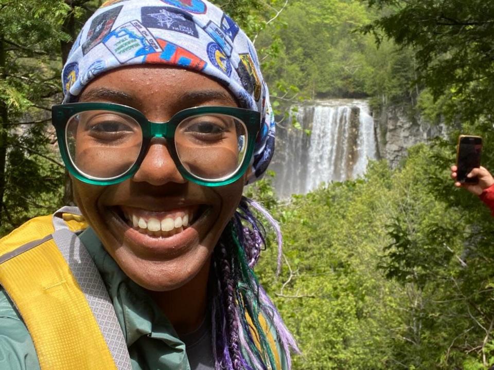 Zwena Gray is an environmental sciences student at Trent University in Peterborough, Ont., who is from Detroit. (Submitted by Zwena Gray - image credit)