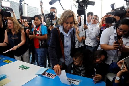 First round of presidential election in Guatemala