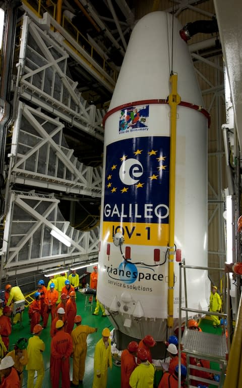 European Space Agency's Galileo programe - Credit: Getty