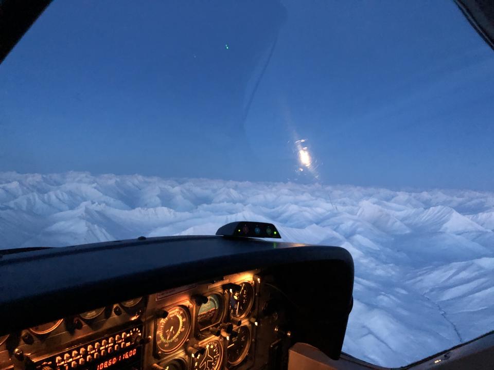 A view from Max Hanft's Cessna Caravan above the Alaska wilderness. | Max Hanft