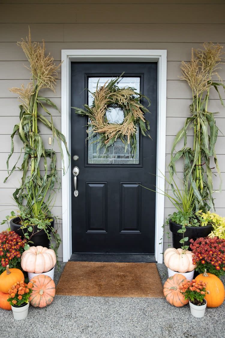 farmhouse fall decorations wreath