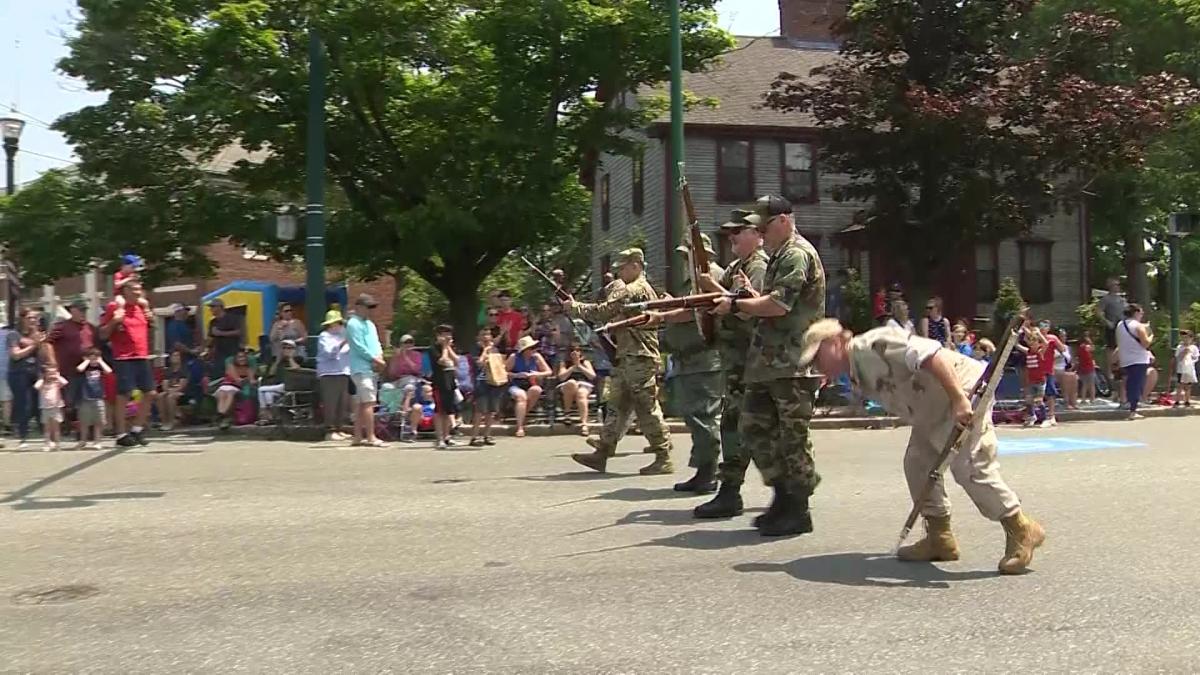 Parade marches on 50th anniversary of 'Braintree Day' Fourth of July