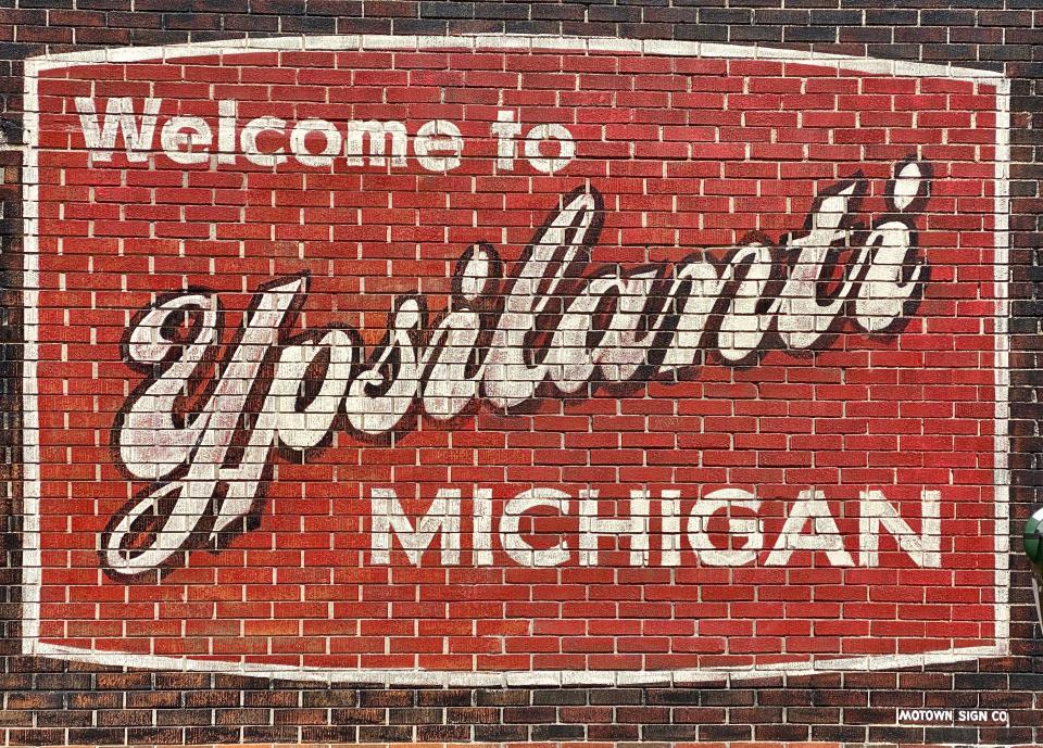 Ypsilanti sign on June 18, 2020.