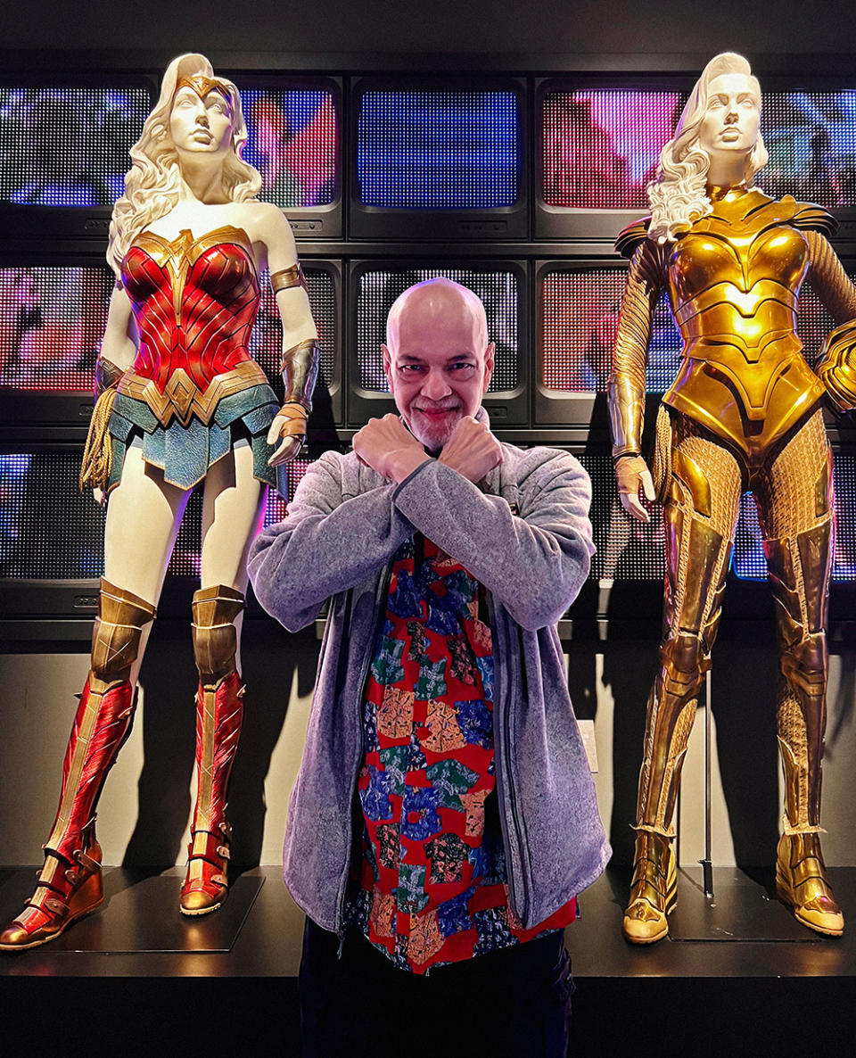 George Perez during a visit to the DC offices in Burbank earlier this year - Credit: Courtesy of DC Entertainment