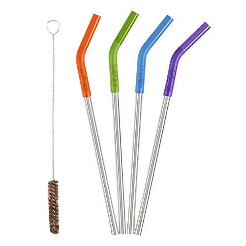 14) Steel Straws Water Bottle