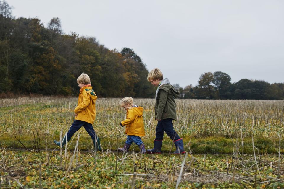 Walking with kids - getty