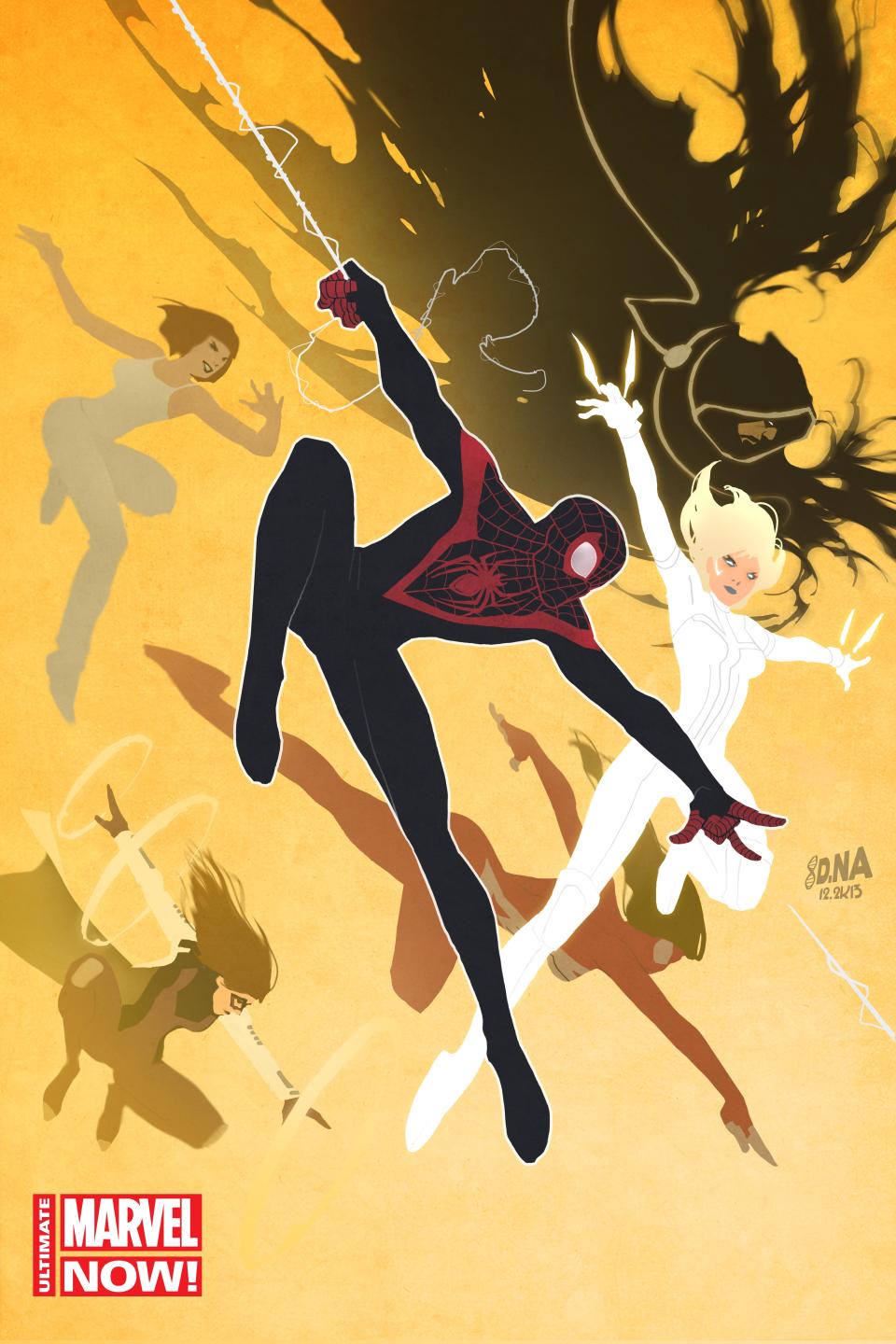 This image provided by Marvel Entertainment shows by David Nakayama for an issue of "All-New Ultimates." Fourteen years after its creation by Marvel Entertainment as modern, grittier and contemporary take on Marvel’s characters, the publisher is pushing forward with new efforts to reinvigorate its universe where the dead remain so and disaster, discord and _ ultimately _ redemption and rebirth are among the events that keep readers coming back issue after issue. (AP Photo/Marvel Entertainment, David Nakayama)