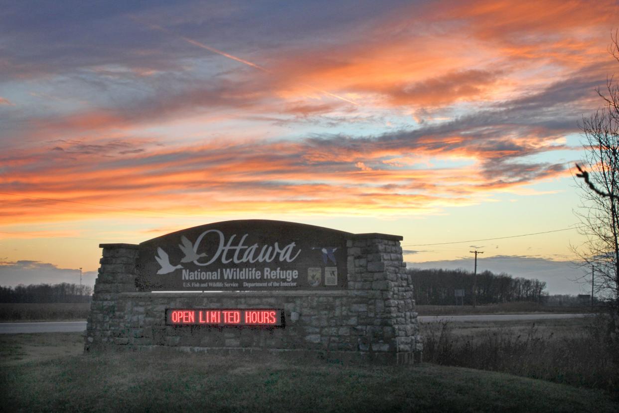 Ottawa National Wildlife Refuge will kick off the holiday season with a Bonus Holiday Drive, on Saturday, Dec. 3. The gates on the 7-mile wildlife drive will be open from sunrise till one hour before sunset, weather permitting. The bonus wildlife drive opportunity coincides with ONWR's Holiday Open House. Santa and Mrs. Claus will be handing out candy canes, and Friends of Ottawa NWR board members and volunteers will provide complimentary cookies and cocoa from noon to 3 p.m.