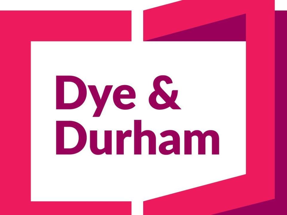  The logo for Dye and Durham Ltd. is shown in this undated handout photo.