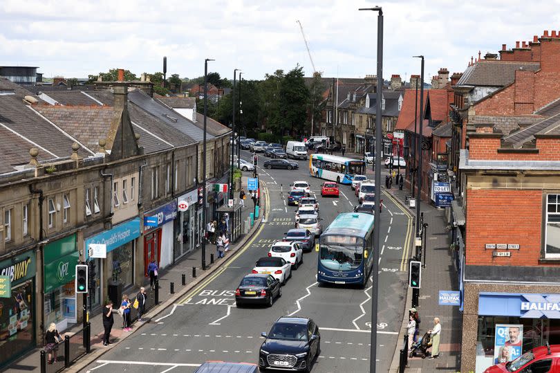 Gosforth High Street in Newcastle