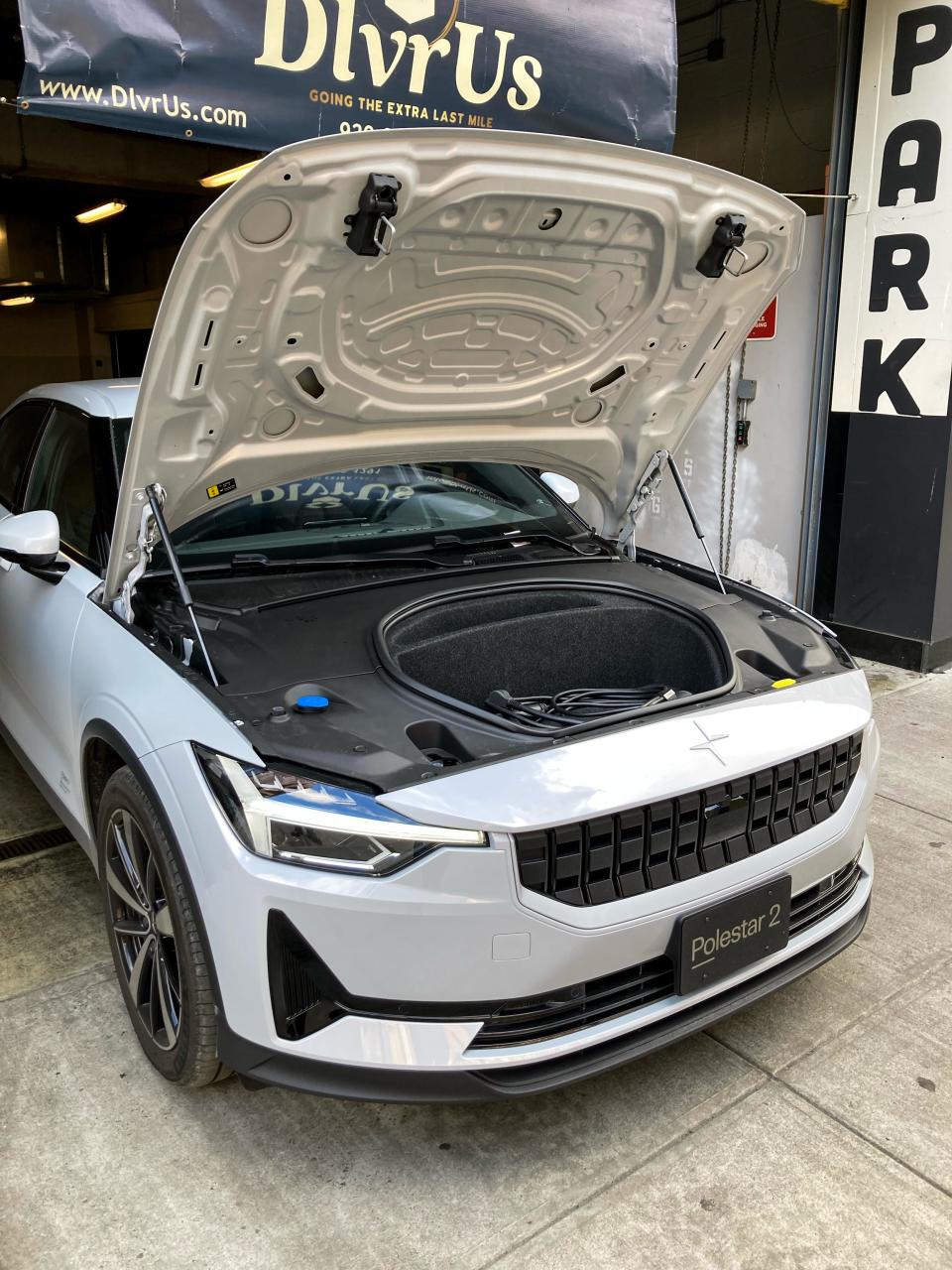 The 2022 Polestar 2 electric car.