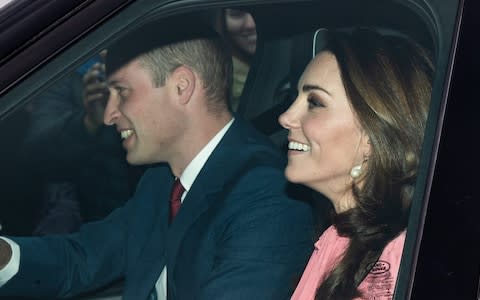 The Duke and Duchess of Cambridge arrive at Buckingham Palace for the Queen's annual pre-Christmas lunch in 2018 - Credit: John Nguyen/JNVisuals