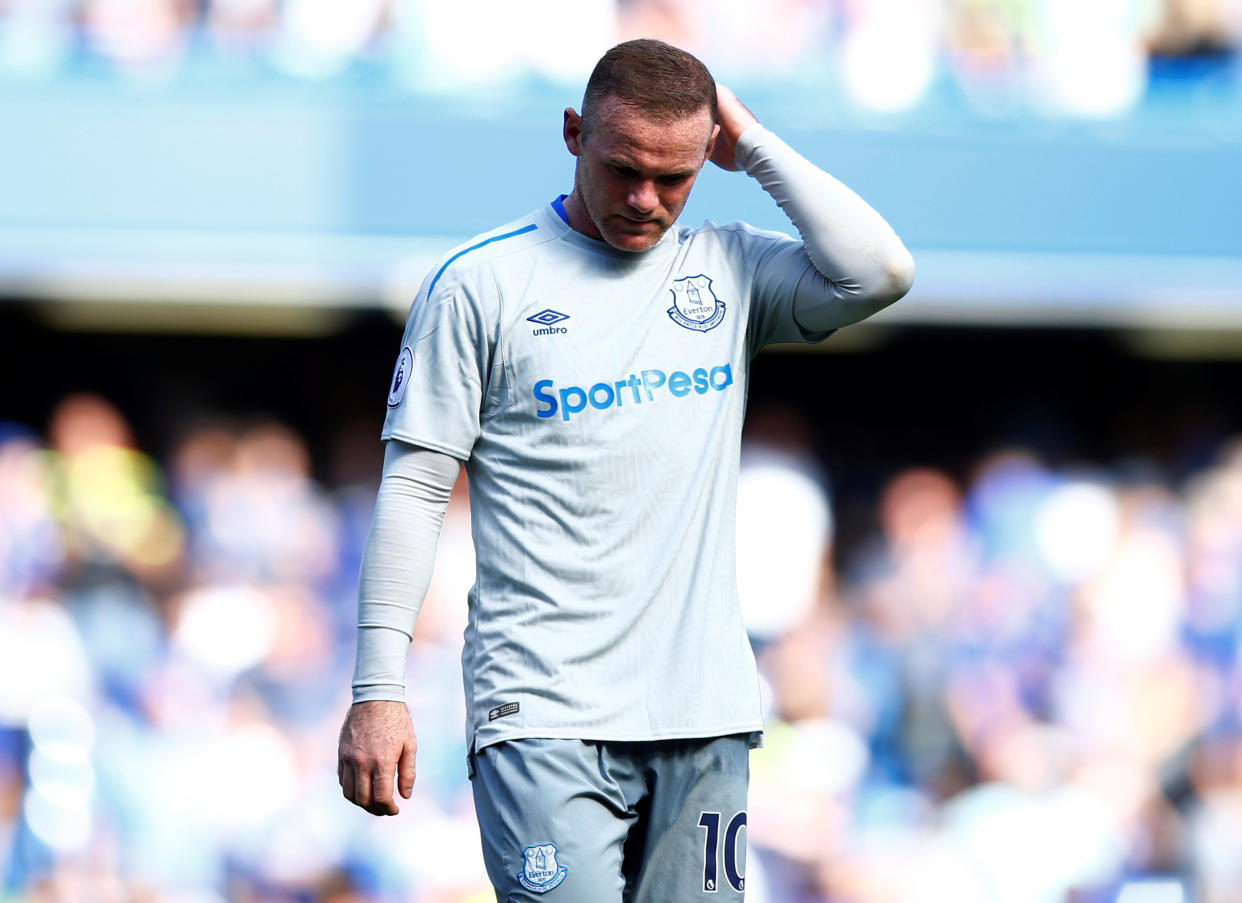 Everton's Wayne Rooney 