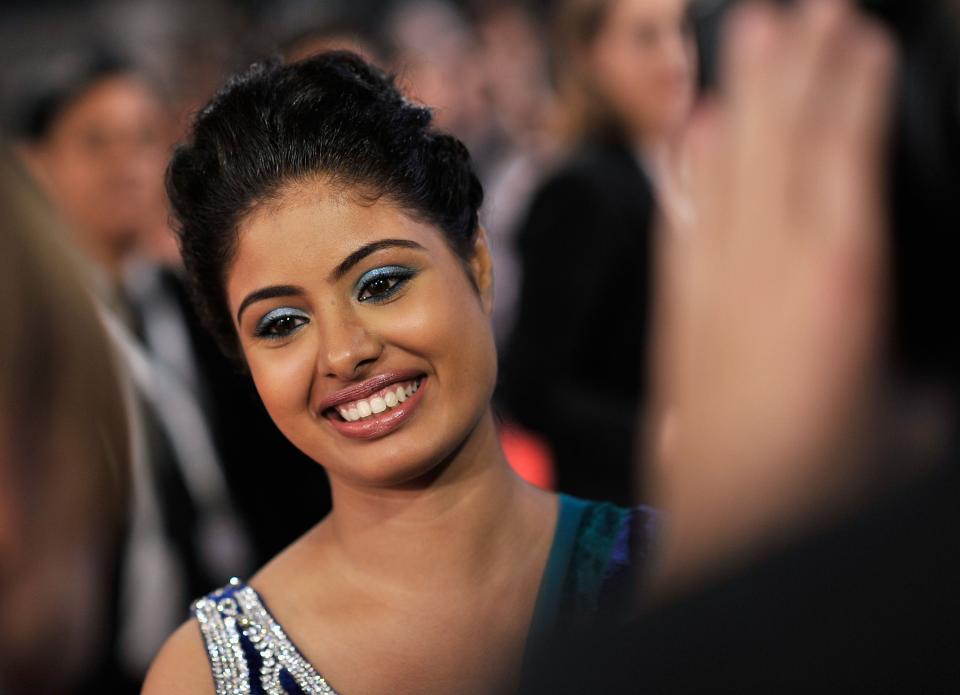 DUBAI, UNITED ARAB EMIRATES - DECEMBER 09: Actress Shravanthi Sainath attends the "Life of PI" Opening Gala during day one of the 9th Annual Dubai International Film Festival held at the Madinat Jumeriah Complex on December 9, 2012 in Dubai, United Arab Emirates. (Photo by Gareth Cattermole/Getty Images for DIFF)