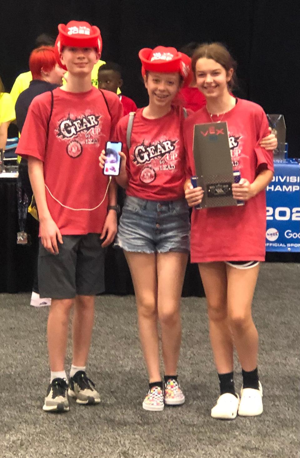 Reagan Tway, Jakob Adams, Macey Harper and Lucy Johnston, better known as Team 2281X or "GMS Star Lord," won the Design Award in their division.