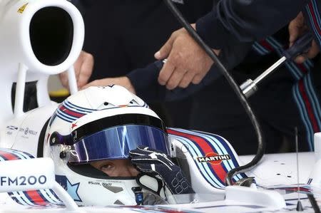 File photo of Williams Formula One test driver Susie Wolff of Britain during the first practice session for the British Grand Prix at the Silverstone Race circuit, central England, July 4, 2014. REUTERS/Francois Lenoir