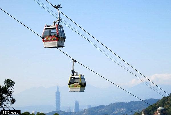 多個場地都要暫停營業，包括台北貓空纜車。
（圖：台北市政府）
