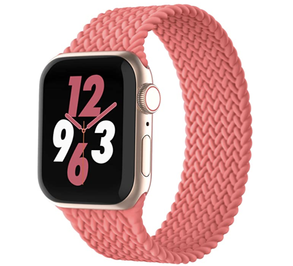 Silicone Solo Loop Bands Compatible with Apple Watch. PHOTO: Amazon