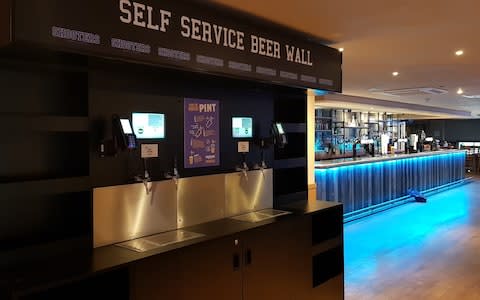 A self service beer wall - Credit: Drink Command