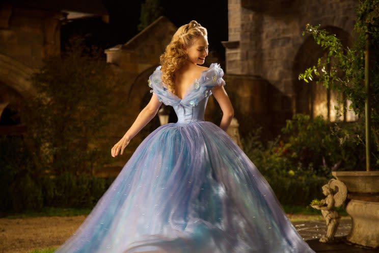 Lily James as Cinderella