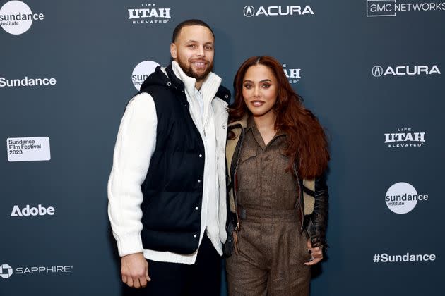 Stephen Curry and Ayesha Curry attend the 2023 Sundance Film Festival 