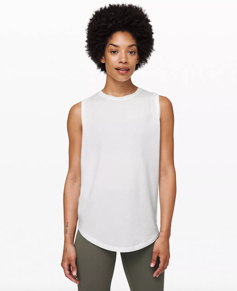 Brunswick Muscle Tank. Image via Lululemon.