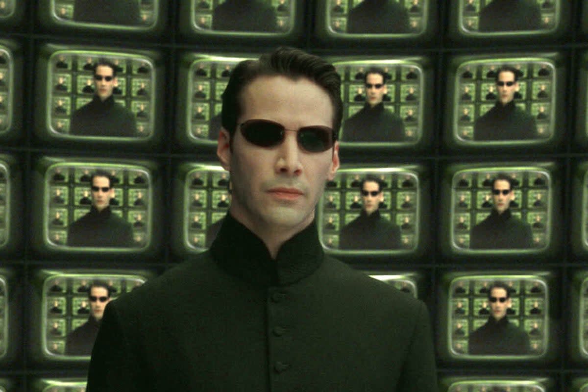 Keanu Reeves in ‘The Matrix’ (Warner Bros)