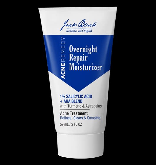 Jack Black Acne Remedy Overnight Repair Moisturizer; best men's skincare brands, best skincare brands for men