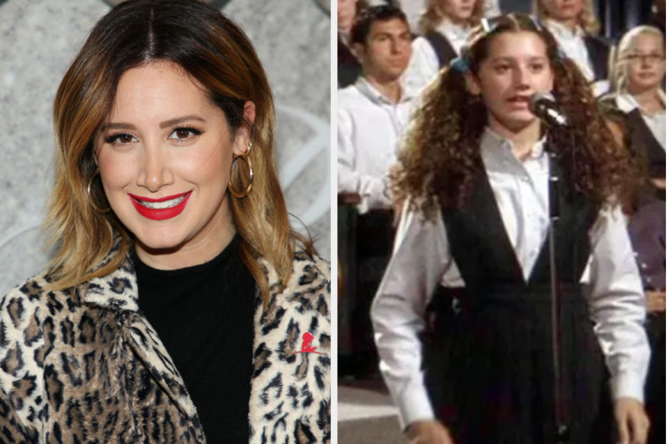 Ashley Tisdale now vs. when she appeared in "Donnie Darko."