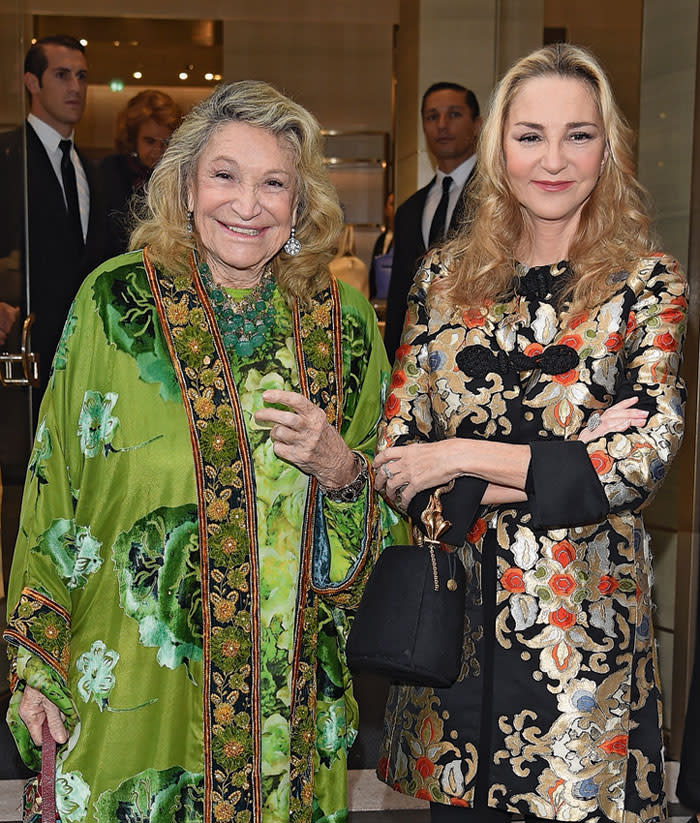 Marta Marzotto y Paola Marzotto, abuela y madre de Beatrice Borromeo,