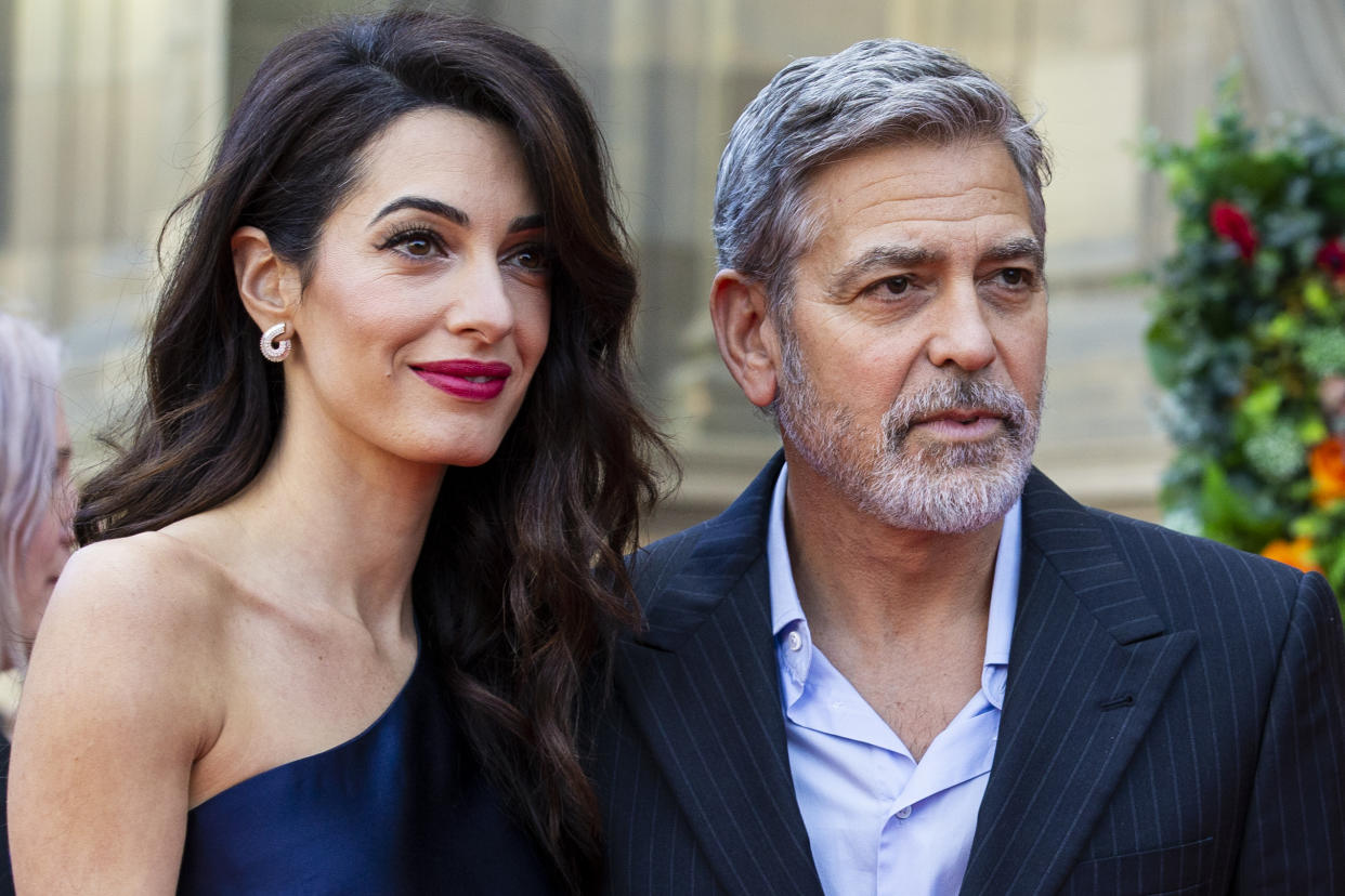 Amal and George at the People’s Postcode Lottery Charity Gala [Photo: Getty]