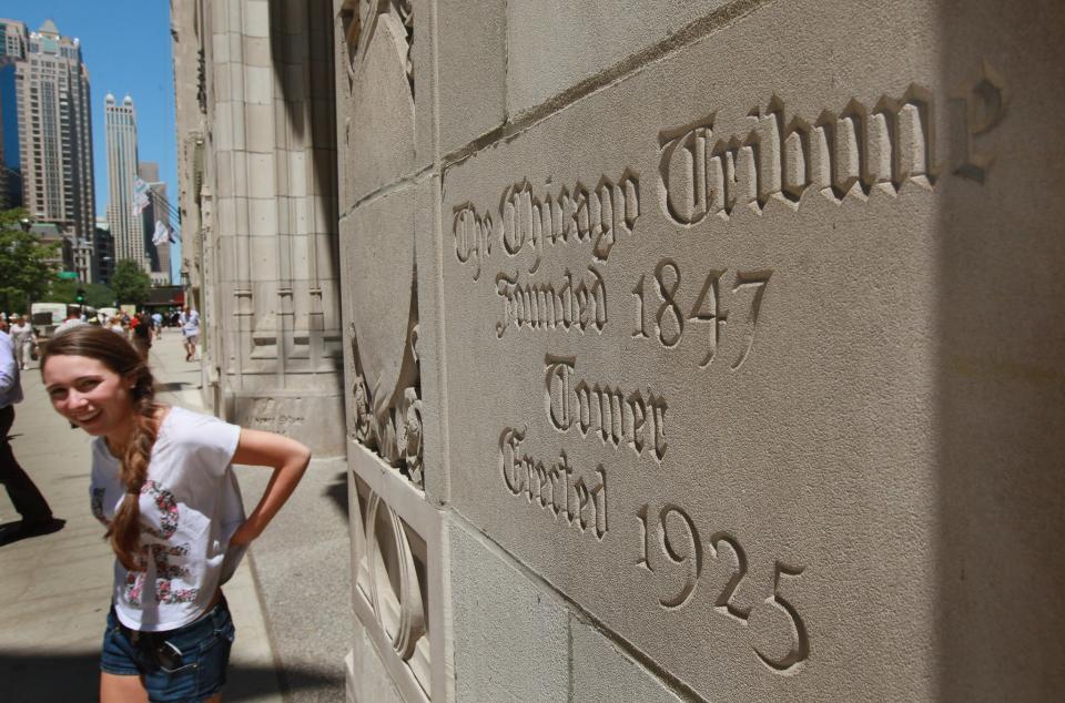 Tribune Tower, el museo arqueológico más sui generis del mundo