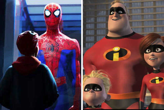 ‘spider Man Into The Spider Verse And ‘incredibles 2 Offer Animated 