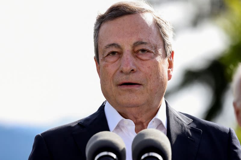 FILE PHOTO: Italian Prime Minister Mario Draghi