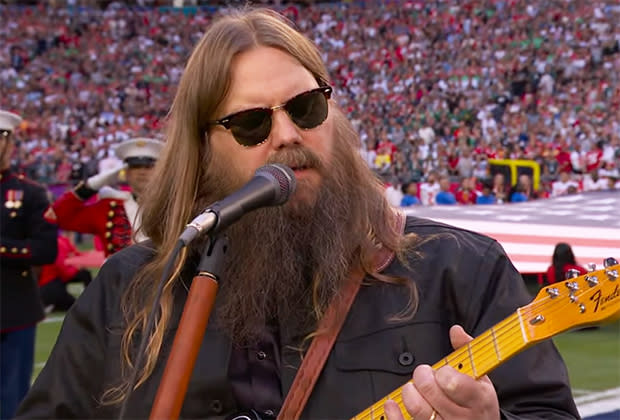 National anthem length 2023: How long Chris Stapleton sang to open Super  Bowl 57 - DraftKings Network