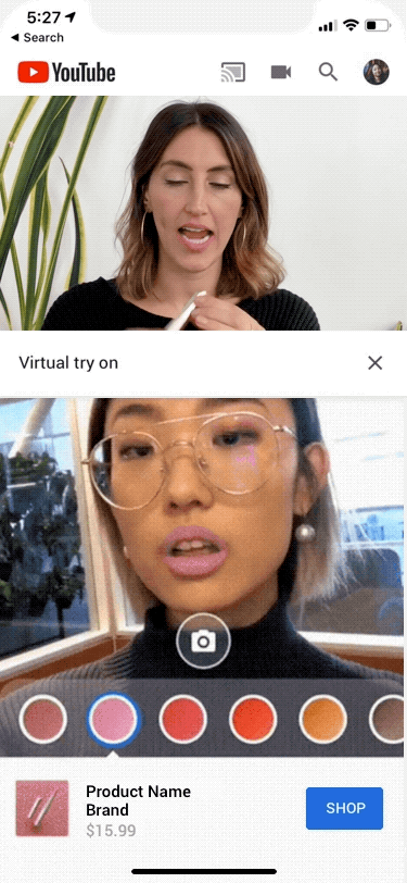 YouTube uses AR to let you try on during tutorials | Engadget