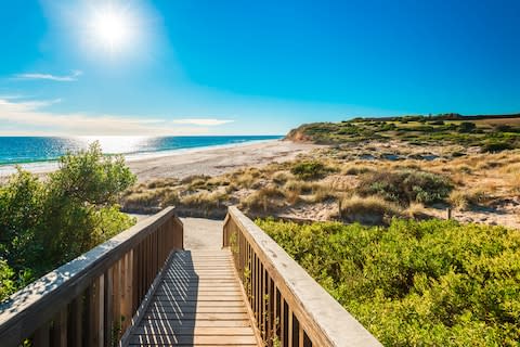 The coast near Adelaide - Credit: GETTY