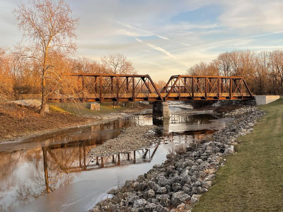 Pennsy Bridge at McCulloch Trailhead, 2023.