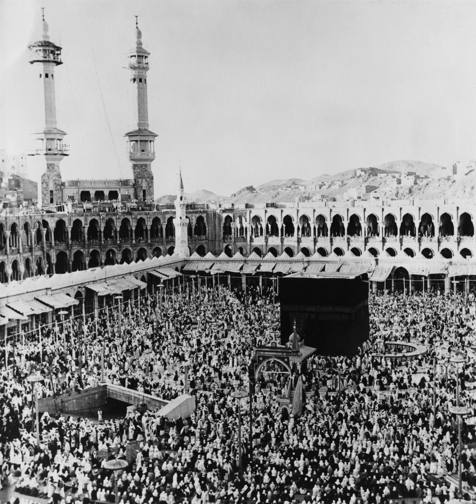 <strong>The Kaaba in the centre of the Masjid al-Haram in Mecca, Saudi Arabia, 21st March 1967. </strong>