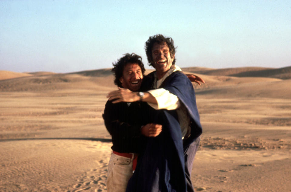 Dustin Hoffman and Warren Beatty in "Ishtar"