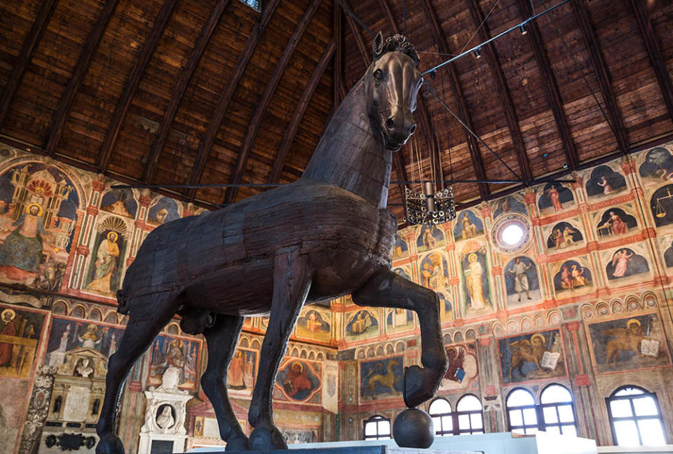 帕多瓦14世紀壁畫群：The Palazzo Della Ragione（Photo by: Giuseppe Masci/AGF/Universal Images Group via Getty Image, Image Source : Getty Editorial）