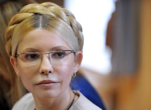 Ukraine's former prime minister Yulia Tymoshenko listens in October last year as she is sentenced to seven years in jail for abusing her powers in a 2009 gas deal with Russia. A Ukrainian court opened Thursday new criminal hearings against the jailed opposition leader in a case set to further dent the ex-Soviet nation's EU membership hopes