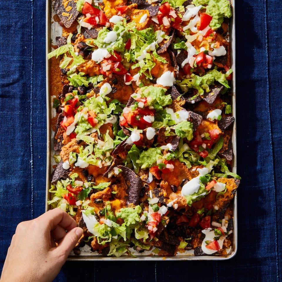 47) Black Bean Nachos